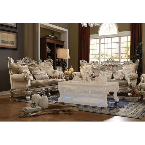 Acme Furniture Ranita Champagne 3pc Living Room Set