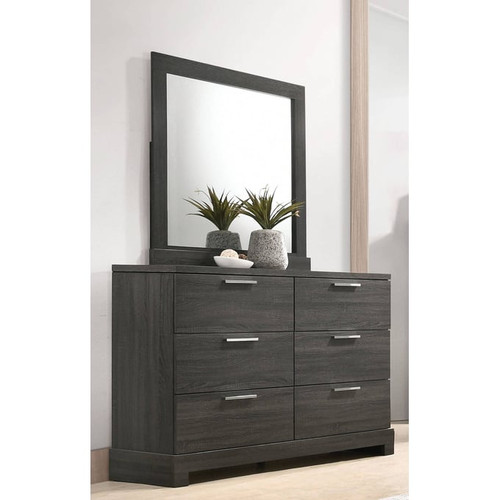 Acme Furniture Lantha Gray Oak Dresser and Mirror