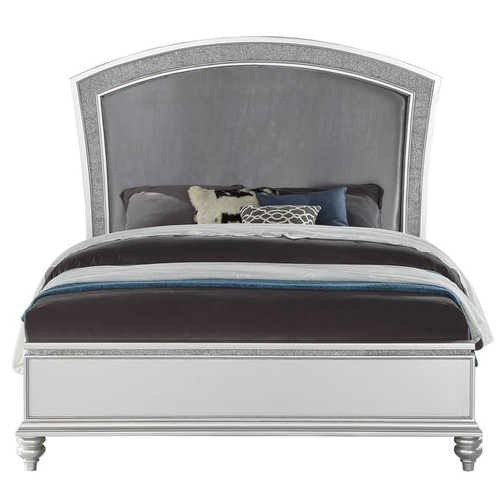 Acme Furniture Maverick Platinum 2pc Bedroom Set with King Bed
