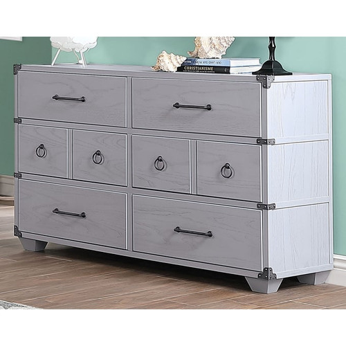 Acme Furniture Orchest Gray Dresser and Mirror