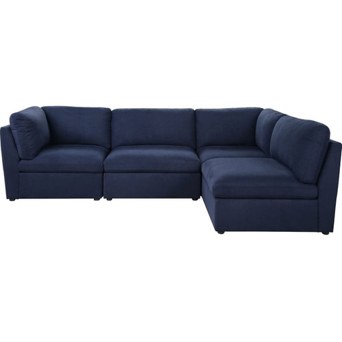 Acme Furniture Crosby Blue 4pc Sectional