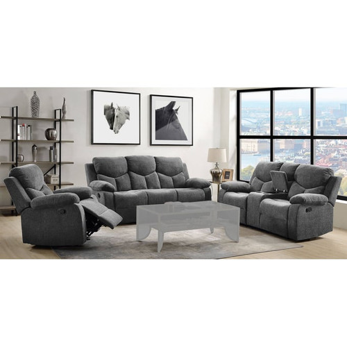 Acme Furniture Kalen Gray 3pc Living Room Set