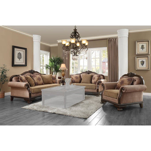 Acme Furniture Chateau De Ville Espresso 3pc Living Room Set