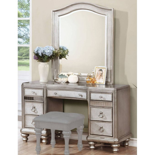 Coaster Furniture Bling Game Vanity Desk with Mirror