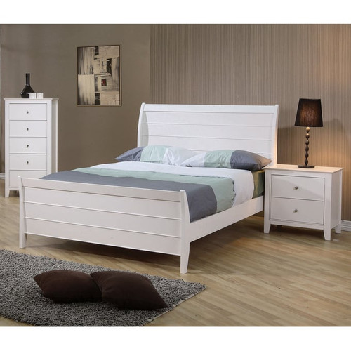 Coaster Furniture Selena Buttermilk 2pc Bedroom Set With Full Bed