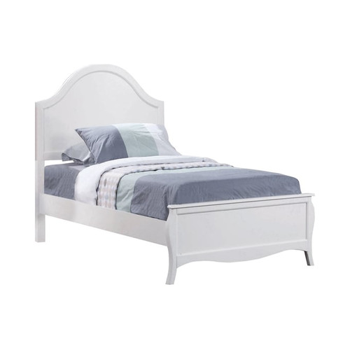 Coaster Furniture Dominique White 2pc Bedroom Set with Twin Bed