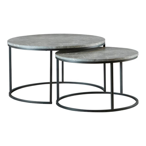 Coaster Furniture Lainey Grey 3pc Nesting Coffee Table Set