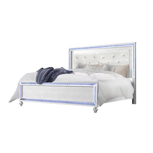 Bella Esprit Reve Belle White 2pc Bedroom Set with King Bed