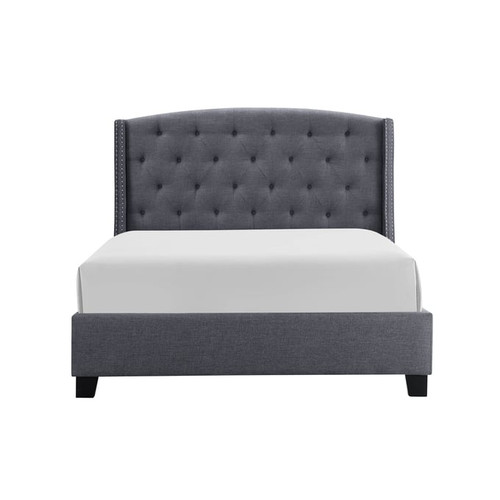 Crown Mark Eva Grey Queen Bed