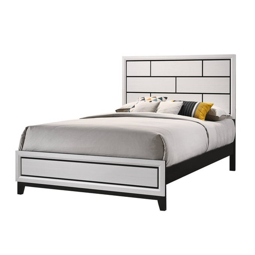 Crown Mark Akerson White Queen Bed