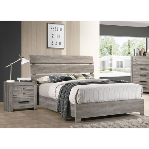 Crown Mark Tundra 4pc Bedroom Set with King Bed