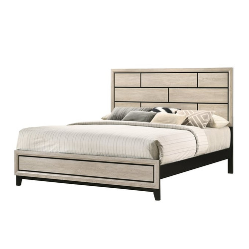 Crown Mark Akerson Drift Wood King Bed