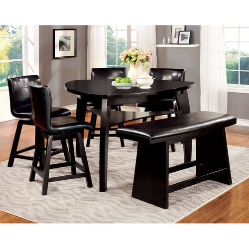 Furniture of America Hurley 6pc Counter Height Set