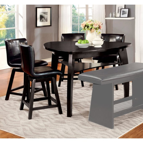 Furniture of America Hurley 7pc Counter Height Set