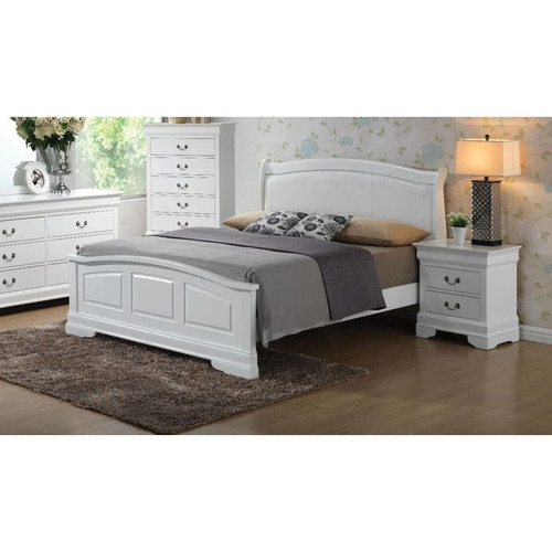Glory Furniture Louis Phillipe Gray King Sleigh Bed