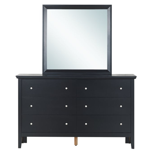 Glory Furniture Primo Black Dresser and Mirror
