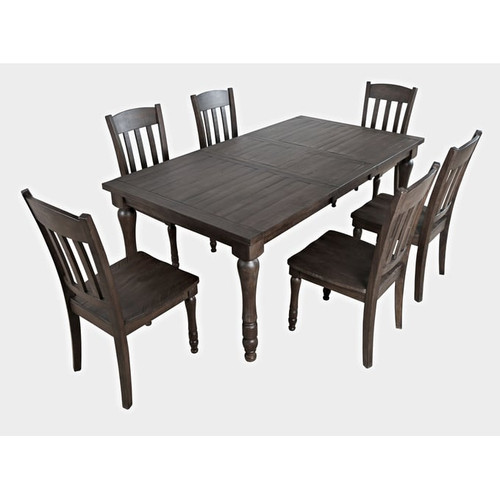 Jofran Furniture Madison County Barnwood Brown 7pc Dining Room Set