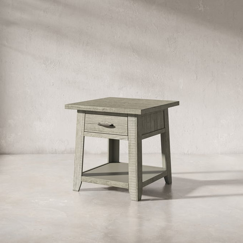 Jofran Furniture Telluride Driftwood Grey 3pc Coffee Table Set