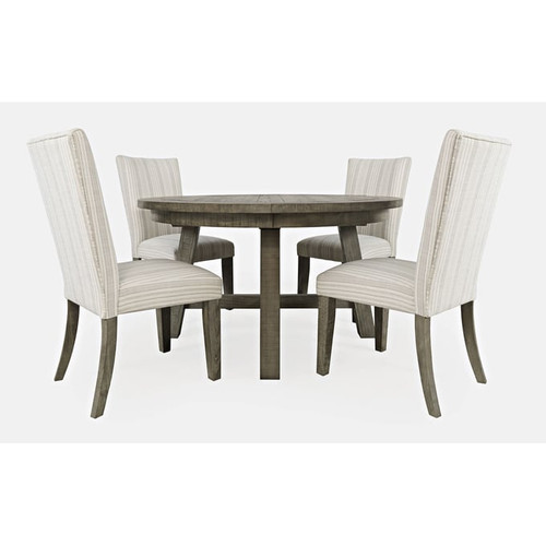 Jofran Furniture Telluride Driftwood Grey 5pc Dining Room Set