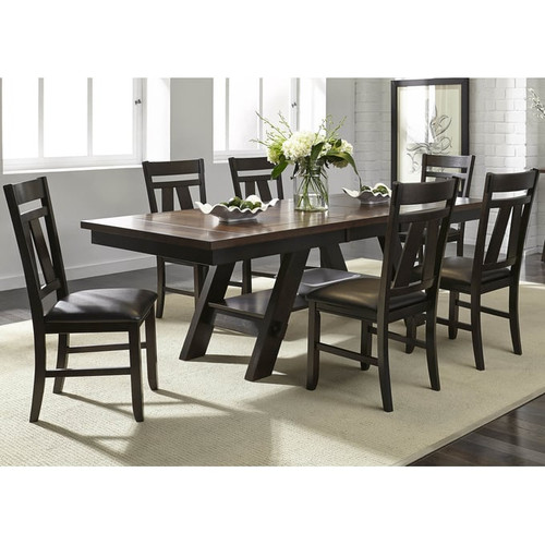 Liberty Lawson Expresso 7pc Dining Room Set