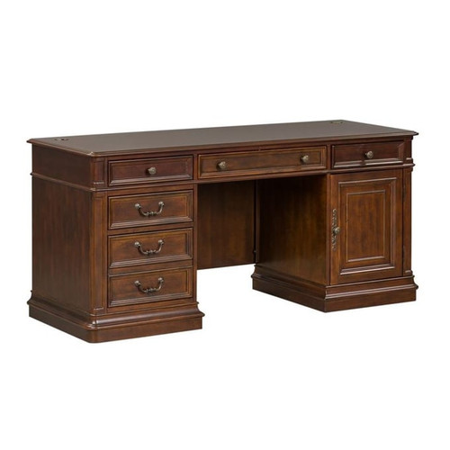 Liberty Brayton Manor Jr Cognac Executive Credenza