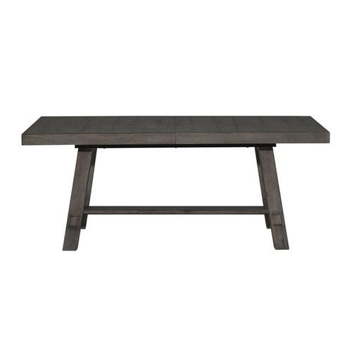 Liberty Modern Farmhouse Dusty Charcoal Trestle Table