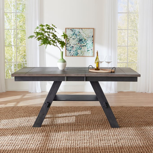 Liberty Lawson Slate Weathered Gray Gathering Table