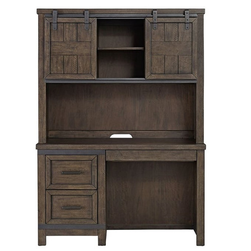 Liberty Thornwood Hills Gray Student Desk With Hutch