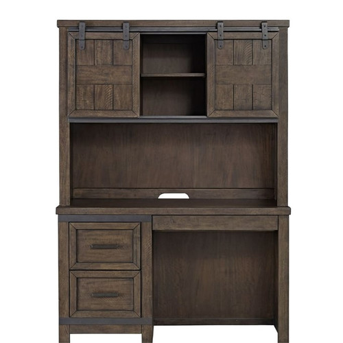 Liberty Thornwood Hills Gray Student Desk With Hutch