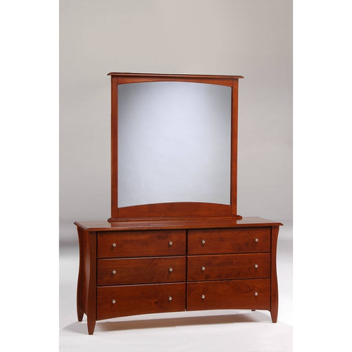 Night and Day Furniture Clove Cherry Dresser and Mirror