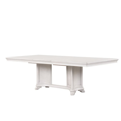 New Classic Furniture Cambria Hills Mist Gray Dining Table
