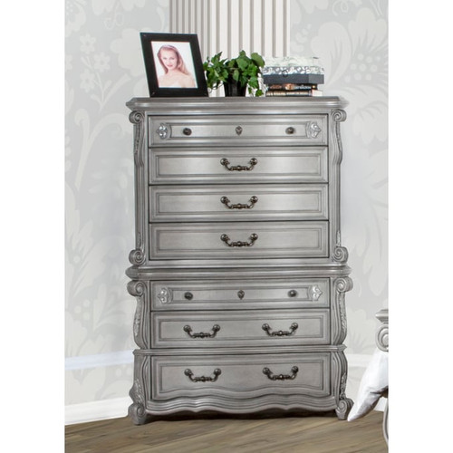 New Classic Furniture Bianello Vintage Ivory Bachelor Chest