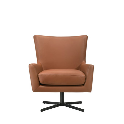 New Classic Furniture Acadia Orange Swivel Chair