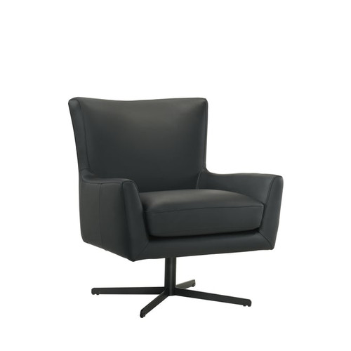 New Classic Furniture Acadia Black Swivel Chair