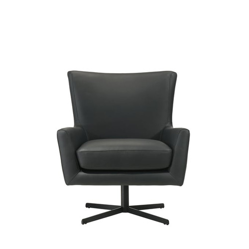 New Classic Furniture Acadia Black Swivel Chair