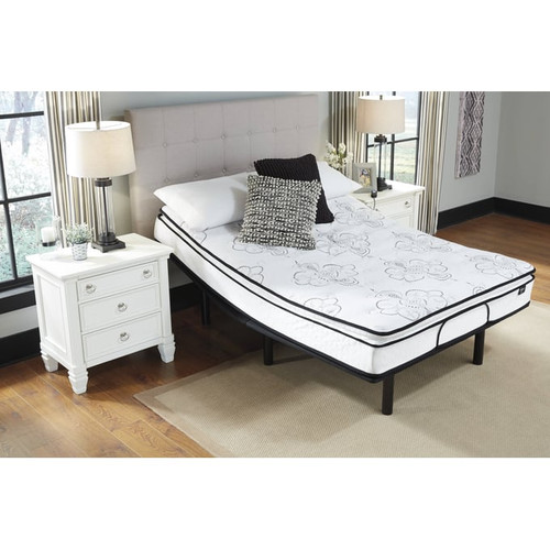 Ashley Furniture 10 Inch Bonnell PT Queen Mattress With Adjustable Base