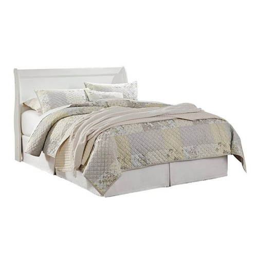 Ashley Furniture Anarasia White Queen Sleigh Headboard With Bed Frame