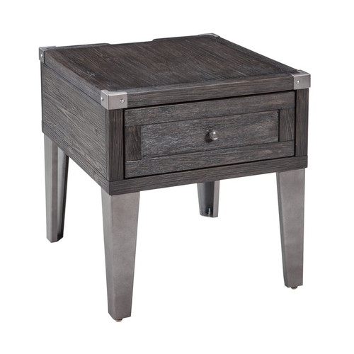 Ashley Furniture Todoe Dark Gray 3pc Coffee Table Set