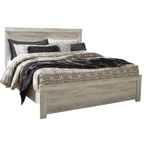 Ashley Furniture Bellaby Whitewash King Panel Bed