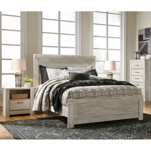 Ashley Furniture Bellaby Whitewash 2pc Bedroom Set With Queen Bed