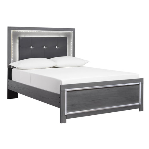 Ashley Furniture Lodanna Gray Queen Panel Bed