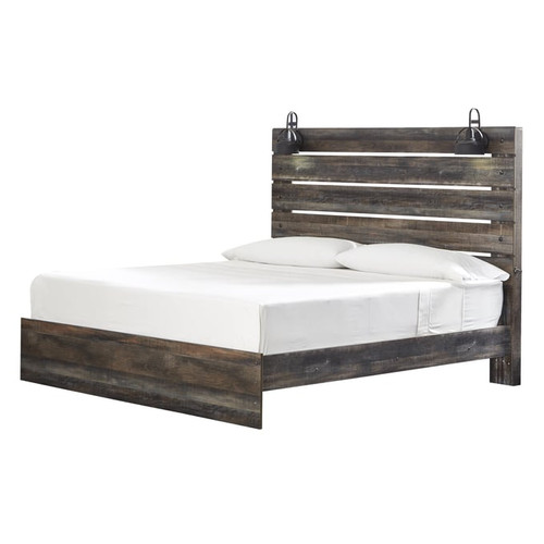 Ashley Furniture Drystan Casual Multi Wood King Panel Bed