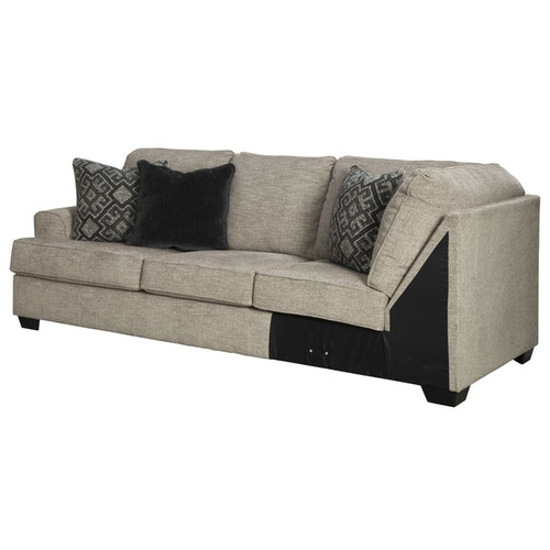 Ashley Furniture Bovarian Stone Sectional LAF Sofa With Ottoman