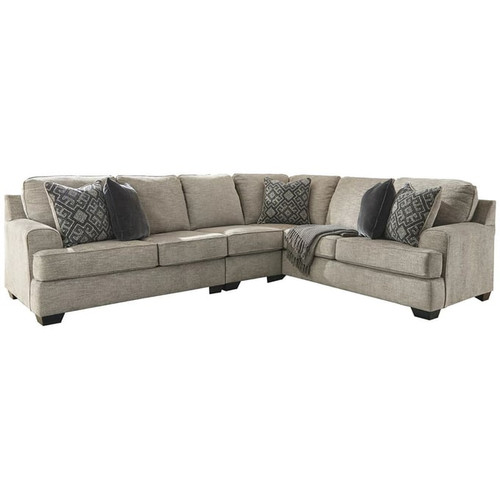 Ashley Furniture Bovarian Stone Sectional With RAF Sofa
