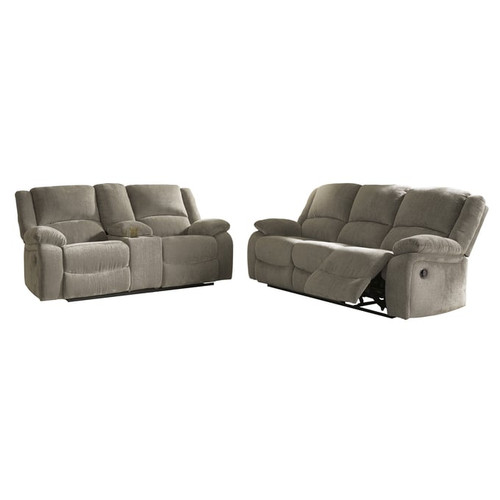 Ashley Furniture Draycoll Pewter 2pc Living Room Set