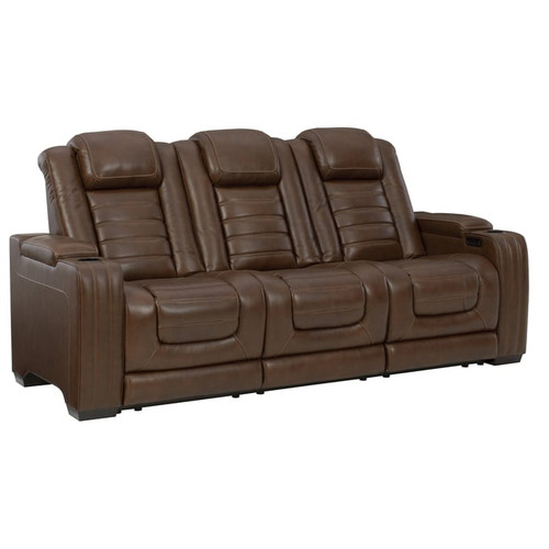 Ashley Furniture Backtrack Chocolate Power 3pc Living Room Set