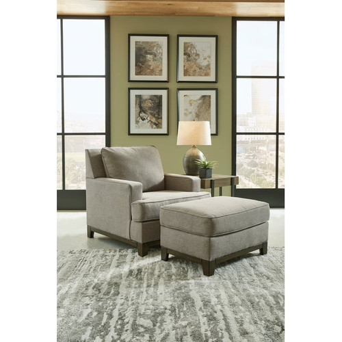 Ashley Furniture Kaywood Granite Chair And Ottoman Set