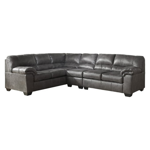 Ashley Furniture Bladen Contemporary Slate 3pc Sectional With LAF Sofa