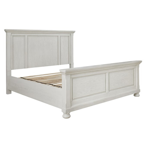 Ashley Furniture Robbinsdale Antique White 2pc Bedroom Set With Queen Panel Bed