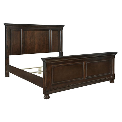 Ashley Furniture Porter Rustic Brown Cal King Panel Bed
